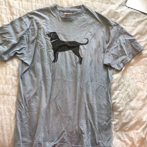 Black dog tee